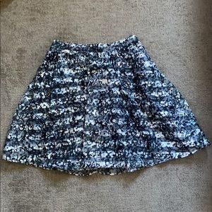 Floral short skirt